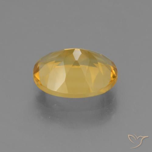 9,17 ctw natürlicher Golden Citrin, Oval, VVS-VS