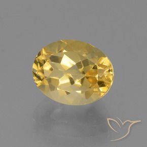 9,17 ctw natürlicher gold-orange Citrin, Oval, VVS