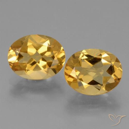 4.69ctw Natürlicher Helles Gold Citrin, Oval, VVS