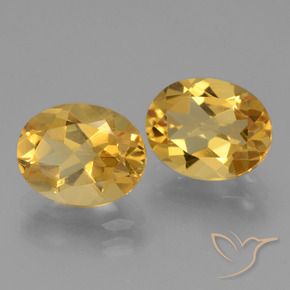 4.69 ct natürliche Helles Gold Citrin-Edelsteine, Oval, VVS