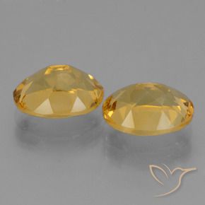 4.69 ct natürliche Helles Gold Citrin-Edelsteine, Oval, VVS