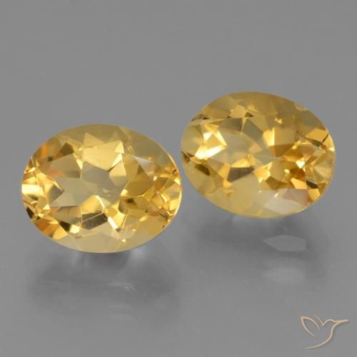 5.18 ct natürliche Golden Citrin-Edelsteine, Oval, VVS