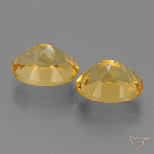 5.18 ct natürliche Golden Citrin-Edelsteine, Oval, VVS