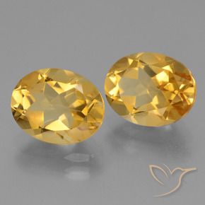 4.90 ct natürliche Mittelgold Citrin-Edelsteine, Oval, VVS