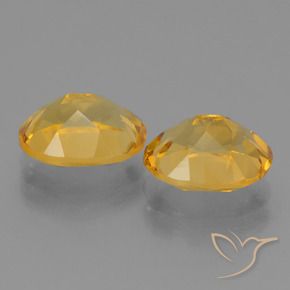4.90 ct natürliche Mittelgold Citrin-Edelsteine, Oval, VVS