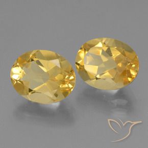 4.60 ct natürliche Helles Gold Citrin-Edelsteine, Oval, VS