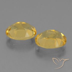 4.60 ct natürliche Helles Gold Citrin-Edelsteine, Oval, VS
