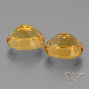 5.40 ct natürliche Tiefes Goldorange Citrin-Edelsteine, Oval, VVS-VS