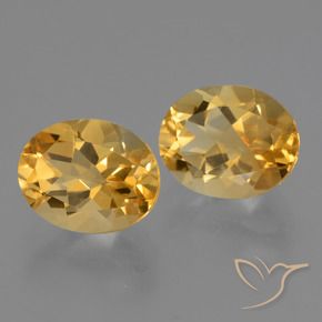 5.25 ct natürliche Dunkelgolden Citrin-Edelsteine, Oval, VVS