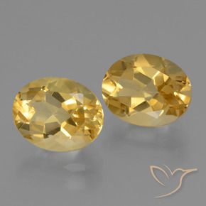 5.40 ct natürliche Mittelgold Citrin-Edelsteine, Oval, VVS