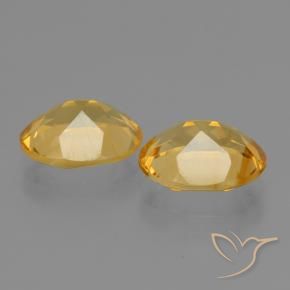 4.29 ct natürliche Tiefes Gold Citrin-Edelsteine, Oval, VS