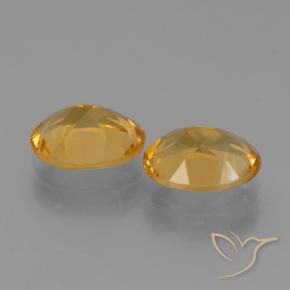 4.46 ct natürliche Dunkelgolden Citrin-Edelsteine, Oval, VS