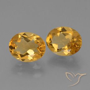 4.75 ct natürliche Dunkelgolden Citrin-Edelsteine, Oval, VVS-VS
