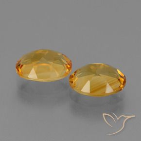 4.75 ct natürliche Dunkelgolden Citrin-Edelsteine, Oval, VVS-VS