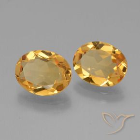 4.47 ct natürliche Dunkelgolden Citrin-Edelsteine, Oval, VVS