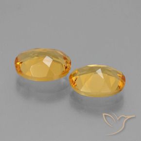 4.47 ct natürliche Dunkelgolden Citrin-Edelsteine, Oval, VVS
