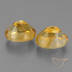 5.81 ct natürliche Tiefes Goldorange Citrin-Edelsteine, Oval, VVS-VS