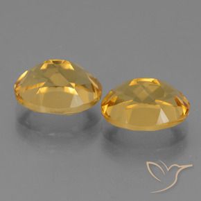 5.15 ct natürliche Mittel-Dunkelgold Citrin-Edelsteine, Oval, VVS-VS