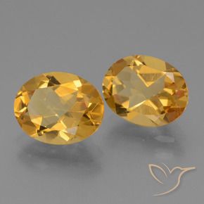 4.40 ct natürliche Dunkelgolden Citrin-Edelsteine, Oval, VVS
