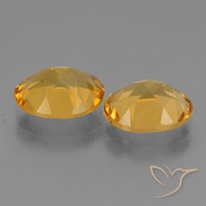 4.40 ct natürliche Dunkelgolden Citrin-Edelsteine, Oval, VVS