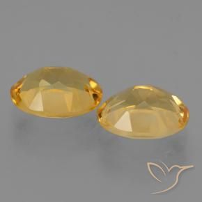 4.95 ct natürliche gold-orange Citrin-Edelsteine, Oval, VVS-VS