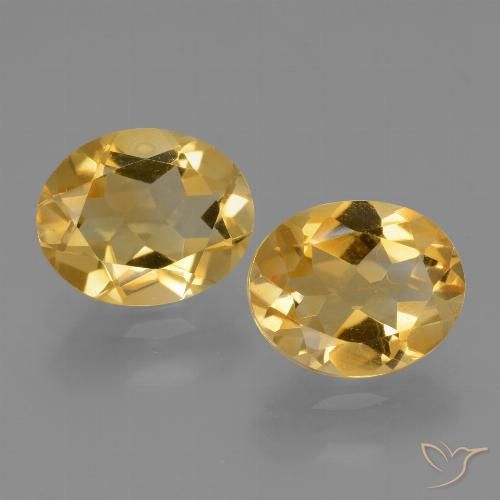 4.63ctw Natürlicher Golden Citrin, Oval, VVS