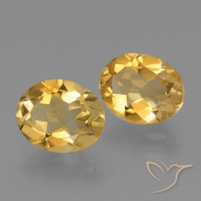 4.63 ct natürliche Golden Citrin-Edelsteine, Oval, VVS