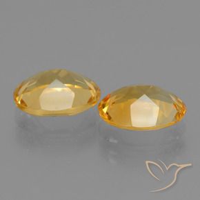 4.35 ct natürliche Golden Citrin-Edelsteine, Oval, VVS-VS