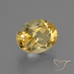 9,17 ctw natürlicher Mittelhelles Gold Citrin, Oval, VS