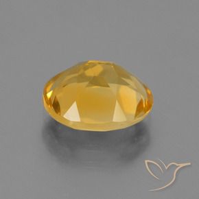 9,17 ctw natürlicher Tiefes Orange-Gold Citrin, Oval, VVS