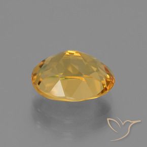 9,17 ctw natürlicher Tiefes Goldorange Citrin, Oval, VVS