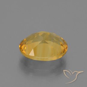 9,17 ctw natürlicher Dunkelgolden Citrin, Oval, VVS-VS