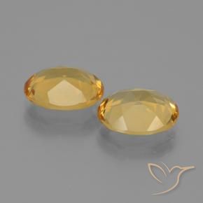 4.13 ct natürliche Mittelgold Citrin-Edelsteine, Oval, VS