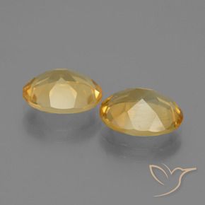 4.09 ct natürliche Mittel-Dunkelgold Citrin-Edelsteine, Oval, VVS-VS