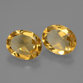 4,05 ct natürliche goldener Citrin-Edelsteine, Oval Schliff, VVS-VS