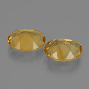 4,05 ct natürliche goldener Citrin-Edelsteine, Oval Schliff, VVS-VS