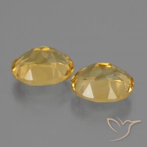 5.06 ct natürliche Mittel-Dunkelgold Citrin-Edelsteine, Oval, VS