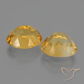 5.11 ct natürliche Dunkelgolden Citrin-Edelsteine, Oval, VVS-VS