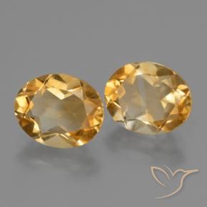 4.81 ct natürliche Mittelhelles Gold Citrin-Edelsteine, Oval, VVS-VS