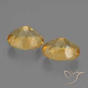 4.65 ct natürliche Mittel-Dunkelgold Citrin-Edelsteine, Oval, VS
