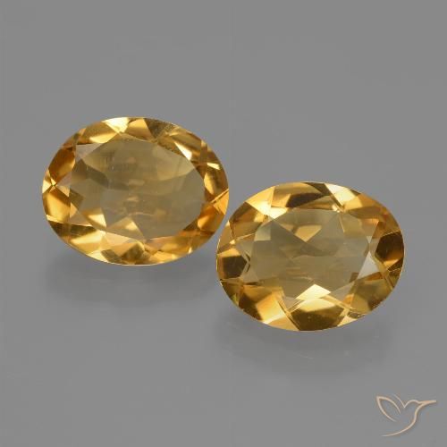 3.69ctw Natürlicher Golden Citrin, Oval, VVS