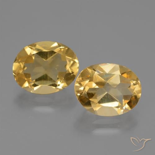 4.58ctw Natürlicher Golden Citrin, Oval, VVS-VS