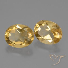 4.58 ct natürliche Golden Citrin-Edelsteine, Oval, VVS-VS