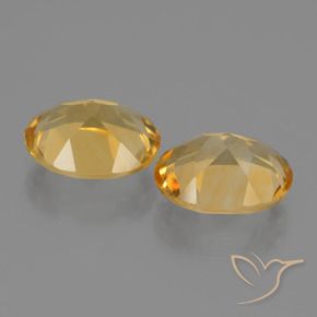 4.58 ct natürliche Golden Citrin-Edelsteine, Oval, VVS-VS