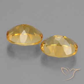 5.21 ct natürliche Mittel-Dunkelgold Citrin-Edelsteine, Oval, VVS-VS
