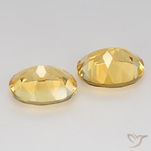 4.70 ct natürliche gold-orange Citrin-Edelsteine, Oval, VVS-VS