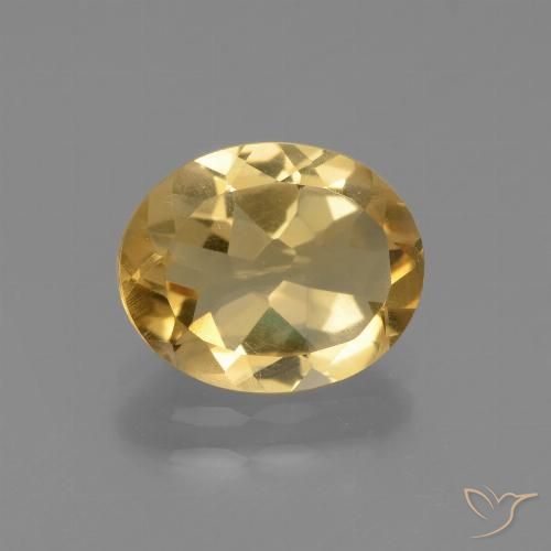 2.10ct Natürlicher gold-orange Citrin, Oval, VS