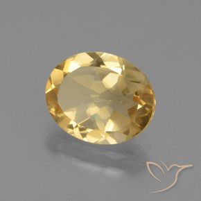 9,17 ctw natürlicher gold-orange Citrin, Oval, VS