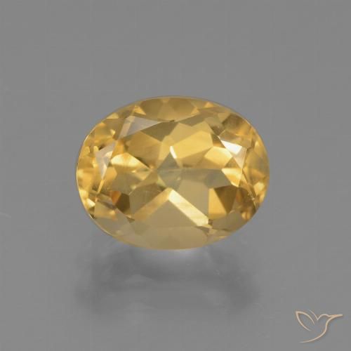 2.56ct Natürlicher Golden Citrin, Oval, VVS-VS