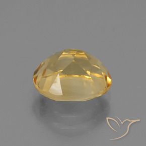 9,17 ctw natürlicher Golden Citrin, Oval, VVS-VS